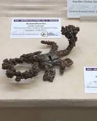 A scorpion reportedly turned into copper was found in a mine in southern Arizona The unusual specimen is believed to have formed through a rare mineralization process involving copper-rich deposits. Its origin