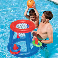 Gonflable Piscine Flotteur Jouets Partie Basket Ball Avec Filet Et Balle Jeu De Flotteur Adulte Et Enfant Achat Vente Jeux De Piscine Cdiscount