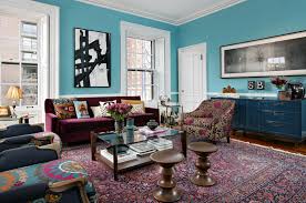 Bold turquoise and purple boy's room decor with creamy shades. Decor Purple And Teal Living Room Ideas Novocom Top
