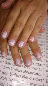 As unhas decoradas francesinhas são as preferida pela a maiorias das mulheres. Para Quem Usa Unhas Curtas Vejam 28 Modelos Lindos De Unhas Decoradas 89 Fotos De Unhas Curtas Decoradas Acesse Agora Manicure Bridal Nails Toe Nail Designs