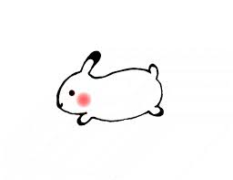 Bunny Gif Animated Bunny Drawing Illustration Animation