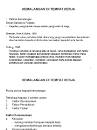 Lam thye berkata, sebanyak lima kategori bahaya kesihatan dikenal pasti berlaku di tempat kerja iaitu fizikal, kimia, biologi, ergonomik dan psikososial, yang mengulas lanjut beliau berkata, majikan perlu sedar bahawa pengabaian aspek kesihatan mental dan psikososial di tempat kerja bukan saja. Kemalangan Di Tempat Kerja