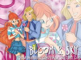 Sky And Bloom Winx Club Couple Bloom Winx Club Winx Club Bloom