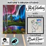 Bob Ross Painting Class: Northern Lights Lake