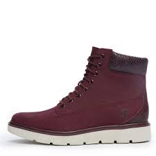 Timberland Womens Kenniston 6 In Boot Dark Red Nubuck