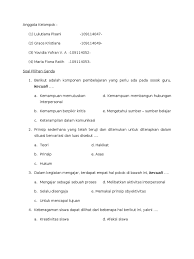 Landasan psikologis pendidikan adalah suatu landasan dalam proses pendidikan yang membahas. Soal Psikologi Pendidikan Pdf