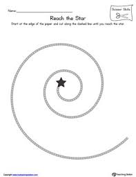 This page has worksheets for practicing fine motor skills by using scissors. Pin On Fine Motor Skills Tracing