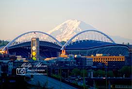 Centurylink Field With Mount Rainier In The Background Seattle Wa Theviewfromrighthere Com Centurylink Field Seattle Seahawks Seahawks
