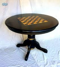 Game On Chess Board Table Checkerboard Table Furniture