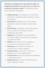 Categoria Gramatical Categoria Gramatical Categorias Gramaticales Tiempos Gramaticales