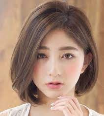 Korean Shoulder Length Hairstyles Medium Hair Styles Short Hair Styles For Round Faces Asian Short Hair