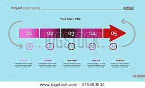 five arrow segments vector photo free trial bigstock