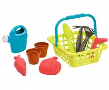Lawn mowers, secateurs, barbecues, spray guns and more. Ecoiffier Gardener S Basket With Accessories 7600004567 Novelties Shop Smoby Toys De