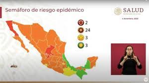 La ciudad de méxico pasará al color naranja del semáforo epidemiológico a partir del próximo lunes 29 de junio debido a que la ocupación hospitalaria de la capital ha tenido una disminución, pero de aumentar arriba del 65%, se. La Mayor Parte Del Pais Esta En Naranja Veracruz Se Va A Verde En El Semaforo Covid 19