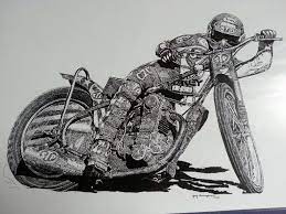 Kelly Moran Biker Art Bike Art Motorbike Art