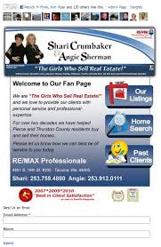 Fun Team Page For A Couple Of Awesome Girls Out The Re Max Office In Tacoma Washington Marketing Photos Custom Fans Logo Banners