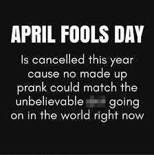 Brits Say Aprils Fools Day Should Be Cancelled As 2020 S One Big Joke Daily Mail Online