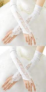 Elegant Wedding Gloves Bride Bridal Party Dress Lace Gloves Wedding Dress Accessories Wedding Gloves Bridal Party Dresses