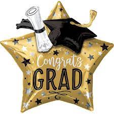 Giant 3d Congrats Grad Star Graduation Balloon 28in Graduation Balloons Congrats Grad Graduation Party Decor