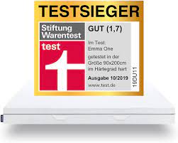 Die besten matratzen von breckle im überblick. Emma One Matratze 90x200cm Stiftung Warentest Testsieger Atmungsaktives Premium Material 7 Zonen 10 Jahre Garantie 100 Nachte Testschlafen Amazon De Kuche Haushalt Wohnen