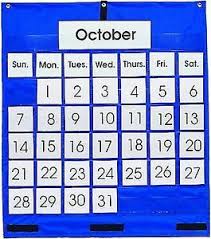 Carson Dellosa Carson Dellosa Monthly Calendar Pocket Chart