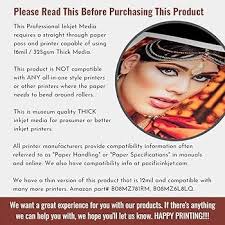 Amazon.com : (5-x-7) 20 Sheets 100% Cotton Fine Art Matte Double Sided  Inkjet Paper