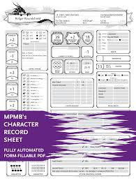 A very nice 2nd edition character sheet, comes in doc format. Raging Owlbear D D Character Sheets A 10 Review