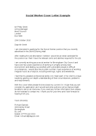 I have a great respect for your organization and i feel that my experience … Cover Letter Format Social Work Free Social Worker Cover Letter Sample