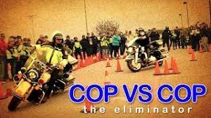 Police Motorcycle Rodeo Eliminator Box Competition Youtube