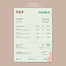 Free Psd Invoice Template Concept For Coffee Shop Healthy Recipes Invoice Template Healthy Restaurant Food