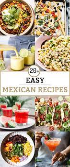 Easy Mexican Recipes For Any Mexican Themed Party Recipe Mexican Food Recipes Easy Mexican Food Recipes Mexican Cuisine Recipes