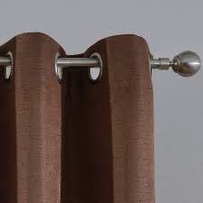 Modern Vorhang Braun Unifarbe Im Schlafzimmer Simple Curtains Curtain Decor Curtains