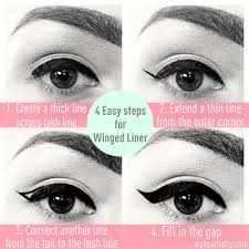 Wing Eyeliner Chart Honey Hair Care