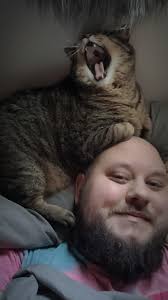 My best buddy Eric (pictured yawning) decided to nap