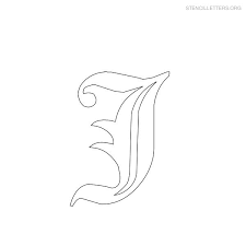 Stencil Letters J Printable Free J Stencils Stencil Letters Org
