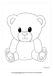 Another reason would be the cute sketches adorning the set of printable pages. Teddy Bear Coloring Pages Free Toys Coloring Pages Kidadl