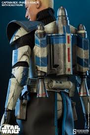 Star Wars Captain Rex Sixth Scale Figure Unmasked Star Wars Clone Wars Star Wars Captain Star Wars