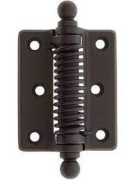 The hinge placement on screen door should always make the door open inwards unless this is impossible. Classic Surface Mounted Screen Door Hinge With Ball Tips Screen Door Hardware Screen Door Hinges Wooden Screen Door