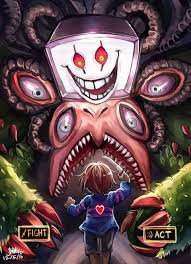 Frisk And Omega Flowey Undertale Fanart Undertale Art Undertale Comic