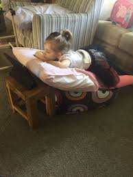 Tummy Time Ideas For Kids In Hip Spicas Doo Moo Bean Bag Chair And Pillow Plus Ipad A V Childrens Bean Bag Chair Baby Bean Bag Chair Blue Chairs Living Room