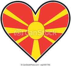 Dit is een live wallpaper app die wapperende vlag toont. Hart Vlag Macedonie Hart Vlag Macedonisch Zoals Gevormd Canstock