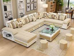 Wholesale Factory Wholesale Fabric U Shaped Sectional Sofa Modern European Style Washable Livi Living Room Sofa Design Living Room Sofa Set Luxury Sofa Design