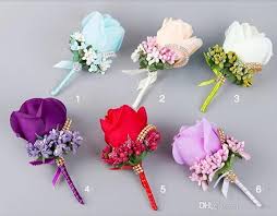With fake flowers?insert silk flowers into the styrofoam, add ribbon around base and you've don't create your wedding bouquet yourself, leave that to a professional. Cheap Artificial Wedding Bouquets Online Fashion Dresses