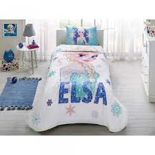 cocuklar icin pike takimi ya da nevresim takimi bakiyorsaniz tac pike takimi modellerinden elsa li olani ter fitted bed sheets girls duvet covers bedspread set