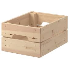 Knagglig Box Pine 9x12 X6 Ikea Ikea Small Storage Wooden Boxes