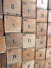 Pin By Christine Rose Morente On Just Type Vintage Crates Letter Stencils Vintage Numbers