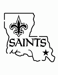 I've also found it helpful to have some unfolded examples on the tables for them to refer to. New Orleans Saints Coloring Page Coloring Home