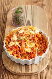 Spirelli Gratin Mit Tomate Und Mozzarella Rezept Rezepte Essen Rezepte Lecker