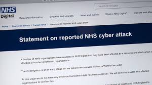 We'd also like to use analytics cookies. Nhs Cyber Attack Gps And Hospitals Hit By Ransomware Bbc News