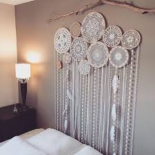 Room Decor Cute White Dream Catcher Boho Bedroom Decor Hippie Boho Bedroom Decor Boho Wall Decor